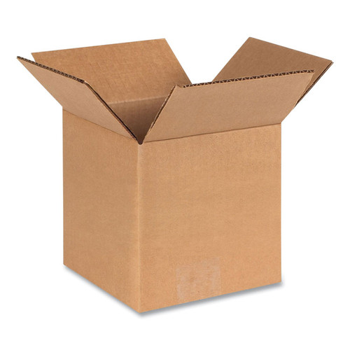 Fixed-Depth Shipping Boxes, Regular Slotted Container (RSC), 6" x 6" x 6", Brown Kraft, 25/Bundle [SKU: CWZBS060606]