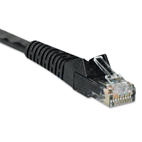 CAT6 Gigabit Snagless Molded Patch Cable, 14 ft, Black [SKU: TRPN201014BK]