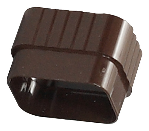 Euramax M1623 Connector, 5 in Gutter, Vinyl, Brown [SKU: ORG5351606]