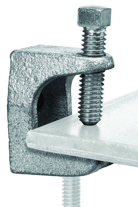 SuperStrut Z502-10 Beam Clamp, Iron, Silver, Electro-Plated [SKU: ORG6995153]