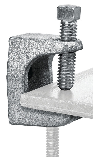 SuperStrut Z500-25 Beam Clamp, Iron, Silver, Electro-Plated [SKU: ORG7290570]