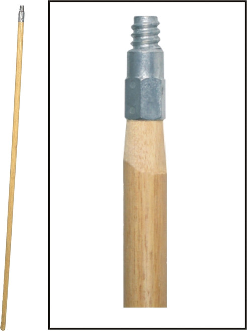 BIRDWELL 312-12 Broom Handle, 15/16 in Dia, 60 in L, Hardwood [SKU: ORG6502785]