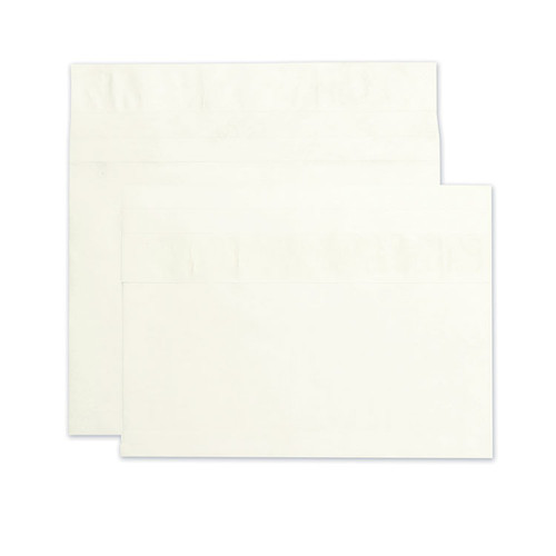 Heavyweight 18 lb Tyvek Open End Expansion Mailers, #15, Square Flap, Redi-Strip Adhesive Closure, 10 x 15, White, 100/Carton [SKU: QUAR4450]