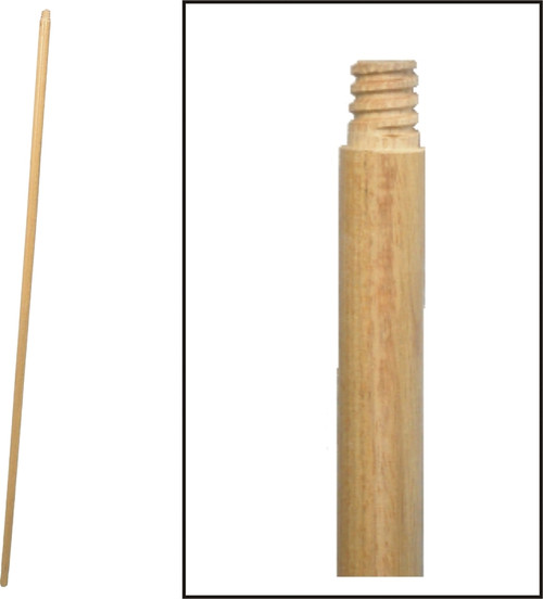 BIRDWELL 534-12 Broom Handle, 15/16 in Dia, 72 in L, Threaded, Hardwood [SKU: ORG6185193]