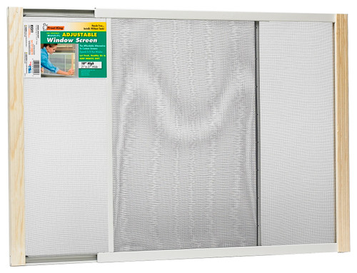 Frost King W.B. Marvin AWS1837 Window Screen, 18 in L, 21 to 37 in W, Aluminum [SKU: ORG6192819]