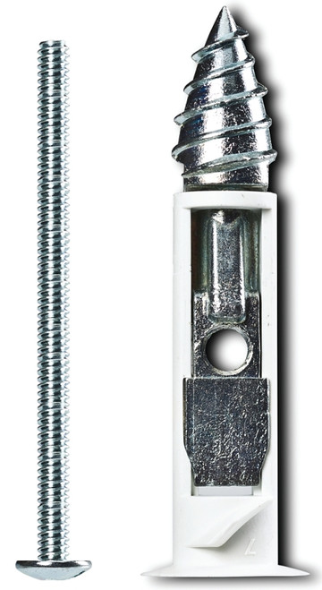 COBRA ANCHORS 363S Driller Toggle Bolt, 2 in L, Zinc, 100 lb [SKU: ORG3045549]