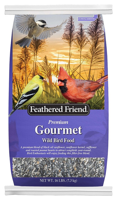 Feathered Friend 14166 Gourmet Wild Bird Food, Premium, 16 lb Bag [SKU: ORG3596616]