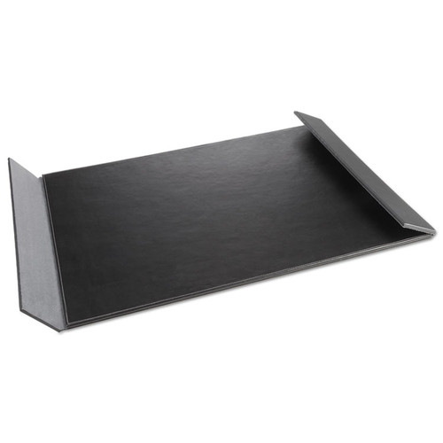 Monticello Desk Pad, with Fold-Out Sides, 24 x 19, Black [SKU: AOP5240BG]