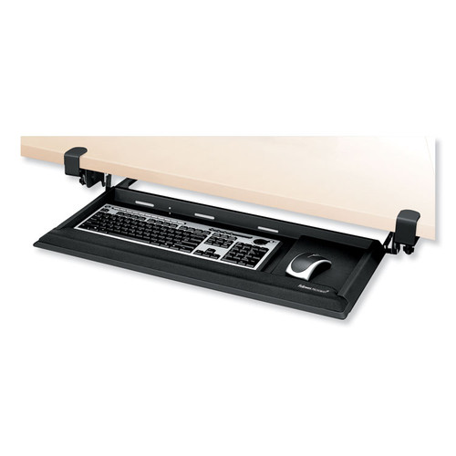 Designer Suites DeskReady Keyboard Drawer, 19.19w x 9.81d, Black Pearl [SKU: FEL8038302]