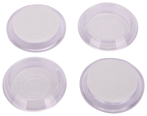 ProSource FE-50820-PS Caster Furniture Glide, Plastic, Clear, Clear, 2-1/4 x 2-1/4 x 5/8 in Dimensions [SKU: ORG3332707]