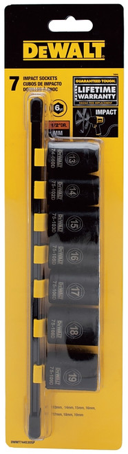DeWALT DWMT74453OSP Socket Set, Specifications: 1/2 in Drive Size [SKU: ORG7522386]