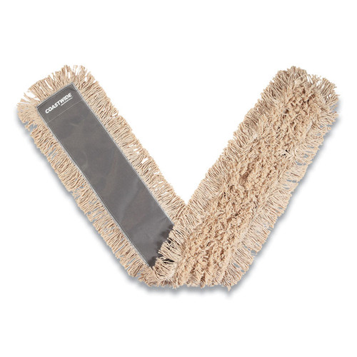 Cut-End Dust Mop Head, Cotton, 60 x 5, White [SKU: CWZ24418784]