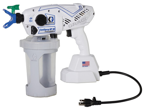 GRACO 25R790 SaniSpray HP 20 Corded Handheld Airless Disinfectant Sprayer, 42 oz Tank [SKU: ORG3704301]