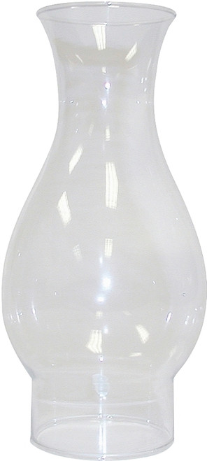 TIKI 417B Lamp Chimney, Glass, Clear, For: Classic, Ellipse Oil Lamps with 2-5/8 in Base [SKU: ORG9281445]