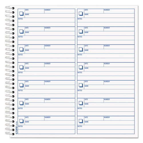 Voice Mail Message Book, One-Part (No Copies), 4 x 1.14, 14 Forms/Sheet, 1,400 Forms Total [SKU: TOP44165]