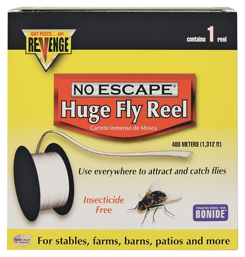 Bonide 46140 Huge Fly Tape Reel, Solid, 1 Pack [SKU: ORG6882989]