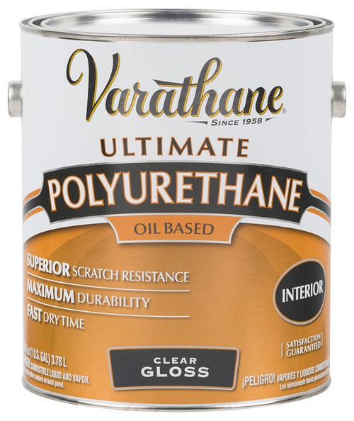 VARATHANE 242173 Interior Classic Polyurethane, Gloss, Liquid, Clear, 1 gal, Can [SKU: ORG4687000]