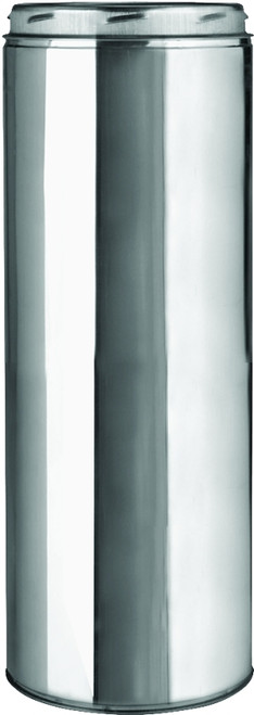 SELKIRK 206018 Chimney Pipe, 8 in OD, 18 in L, Stainless Steel [SKU: ORG2386902]