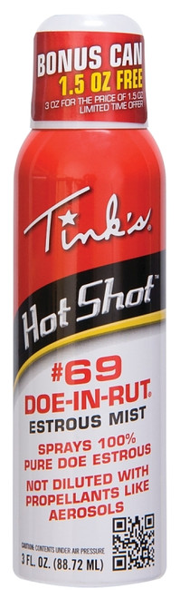 TINK'S W5310 Buck Lure, 3 oz Aerosol Can [SKU: ORG6936090]