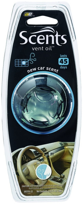 Auto Expressions Vent Fresh VNTFR-22 Air Freshener, 7 mL, Liquid, New Car [SKU: ORG1185677]