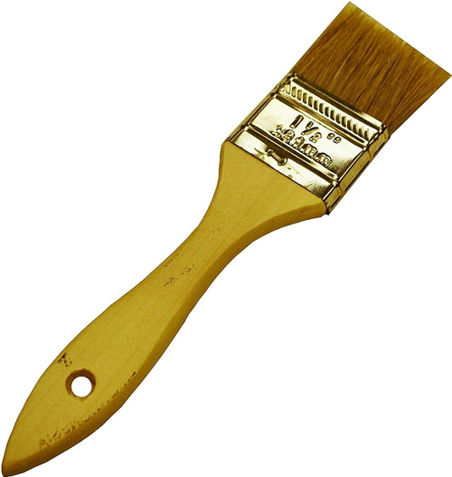 WOOSTER F5117-1-1/2 Paint Brush, 1-1/2 in W, 1-11/16 in L Bristle, Soft Natural China Bristle, Plain-Grip Handle [SKU: ORG8082109]