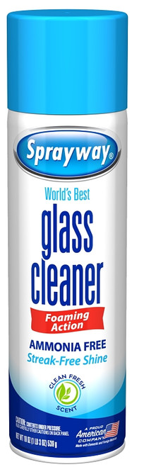 Sprayway SW050RETAIL Glass Cleaner, 19 oz Can, Liquid, Floral, White [SKU: ORG3179124]