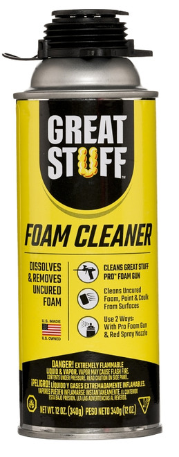Dow GREAT STUFF PRO 259205 Tool Cleaner, Liquid, Mild, Colorless, 12 oz, Spray Can [SKU: ORG1819598]