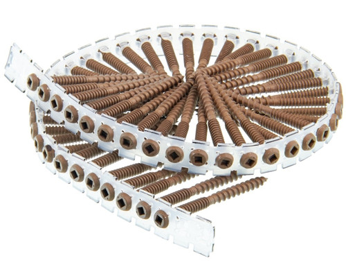 SENCO 08S250W003 Deck Screw, #8 Thread, 2-1/2 in L, Cupped, Pan Head, #2 Drive, Steel [SKU: ORG2234557]