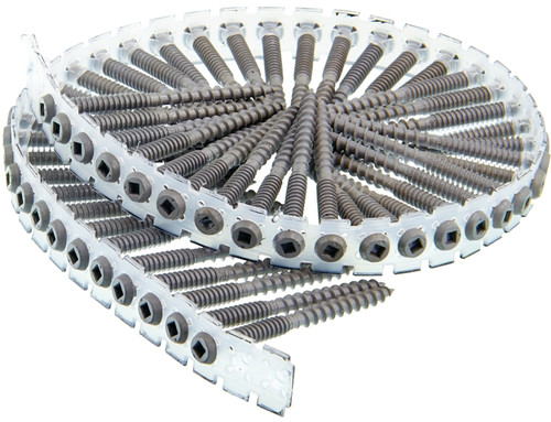 SENCO 08S250W592 Deck Screw, #8 Thread, 2-1/2 in L, Cupped, Pan Head, #2 Drive, Steel [SKU: ORG3396439]