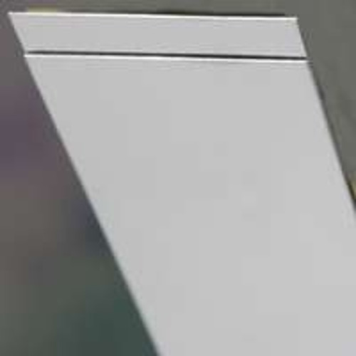 K & S 254 Decorative Metal Sheet, 34 ga Thick Material, 4 in W, 10 in L, Tin, Bright [SKU: ORG3351343]