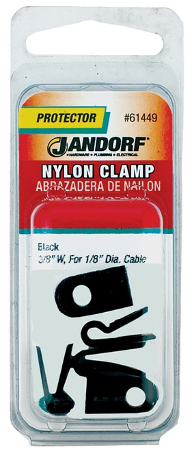 Jandorf 61449 Cable Clamp, Nylon, Black [SKU: ORG3395050]