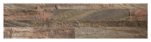 ASPECT A9080 Backsplash Tile, 24 in L, 6 in W, 0.15 to 0.3 mm Thick, Natural Stone, Weathered Quartz [SKU: ORG0561654]