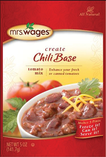 Mrs. Wages W537-J4425 Canning Chili Mix, 5 oz Pouch [SKU: ORG9759432]
