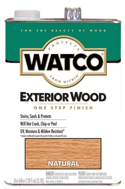 WATCO 67732 Wood Finish Paint, Natural, Liquid, 1 gal, Can [SKU: ORG1106863]
