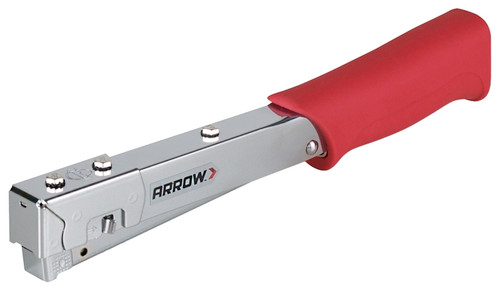 Arrow HT19 Light Wire Hammer Tacker, 1/4 to 3/8 in L Leg, Steel Staple [SKU: ORG7194632]