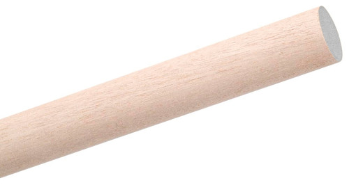 Waddell 6403UB Dowel Rod, 3/16 in Dia, 48 in L, Aspen Wood [SKU: ORG4428082]