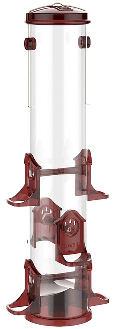 Stokes Select 38032 Bird Feeder, 18 in H, 2.5 qt, Polycarbonate, Red/Yellow, Hanging Mounting [SKU: ORG3026861]