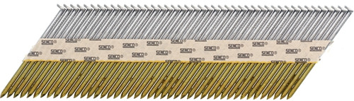 SENCO GE24APBX Collated Nail, 2-3/8 in L, Steel, Bright Basic, Clipped Head, Ring Shank [SKU: ORG9901687]
