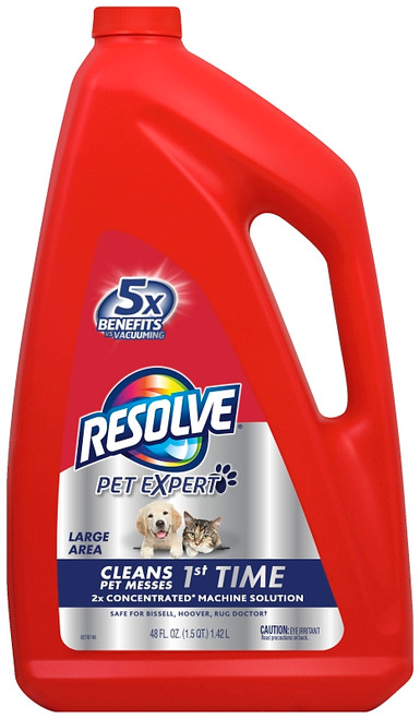 Resolve 75531 Carpet Cleaner, 48 oz Bottle, Liquid, Amber, Clear Amber [SKU: ORG7195936]