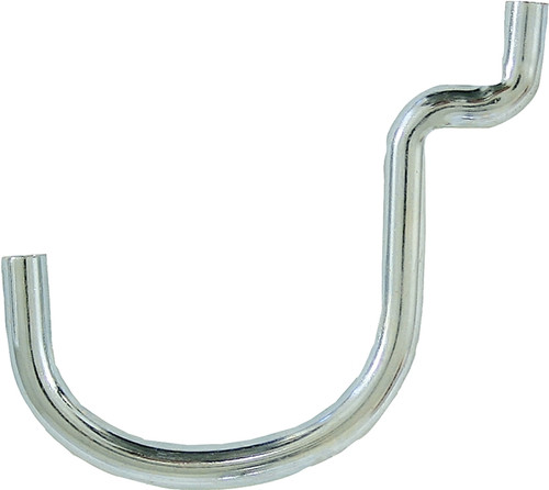 CRAWFORD 14158 Peg Hook, Black/Silver, Zinc [SKU: ORG7001563]