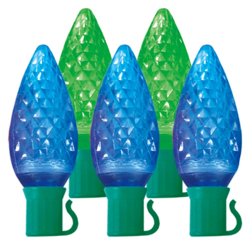 Hometown Holidays 2370-45/U14E325E Light Spool, 4.8 (0.04 amps) W, 70-Lamp, LED Lamp, Blue/Green Lamp [SKU: ORG1840701]