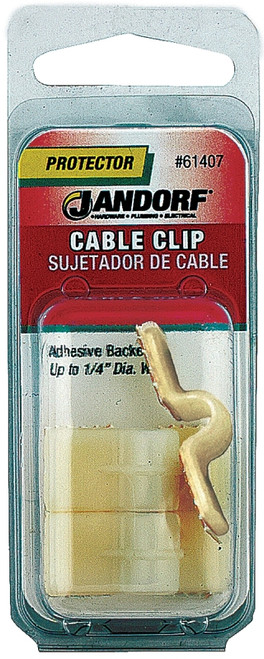 Jandorf 61407 Cable Clip, Nylon, Natural [SKU: ORG3394632]