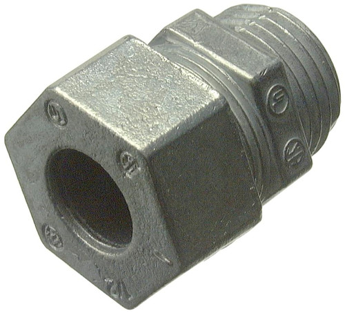 Halex 21691 Cord Connector, 1/2 in, Zinc [SKU: ORG9478165]