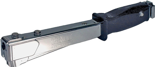 SENCO PC0700 Hammer Stapler, 168 Magazine, 7/16 in W Crown, 3/8 in L Leg, Steel Staple [SKU: ORG8390577]