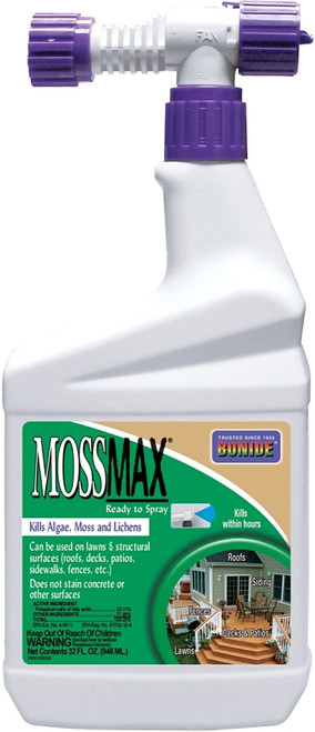 Bonide 728 Moss/Algae Killer, Liquid, Spray Application, 1 qt [SKU: ORG5961172]