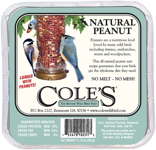 Cole's NPSU Suet Cake, 11.75 oz [SKU: ORG2968170]
