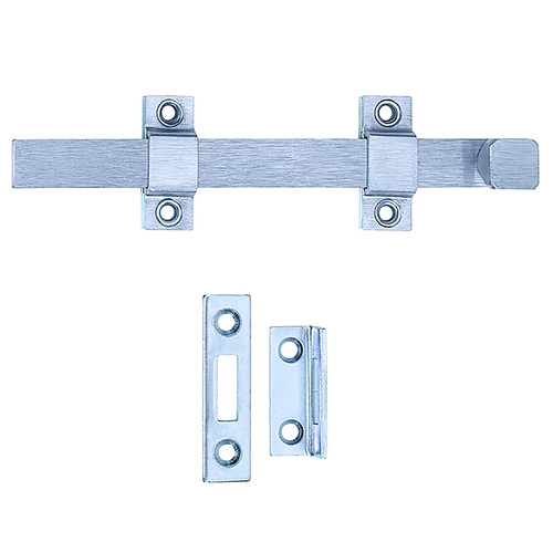 Tell Manufacturing DT100017 Strap Bolt, Steel, Satin Chrome [SKU: ORG4791232]