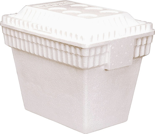 LIFOAM 3542 Ice Chest, 12 qt Cooler, Styrofoam, White [SKU: ORG6846836]