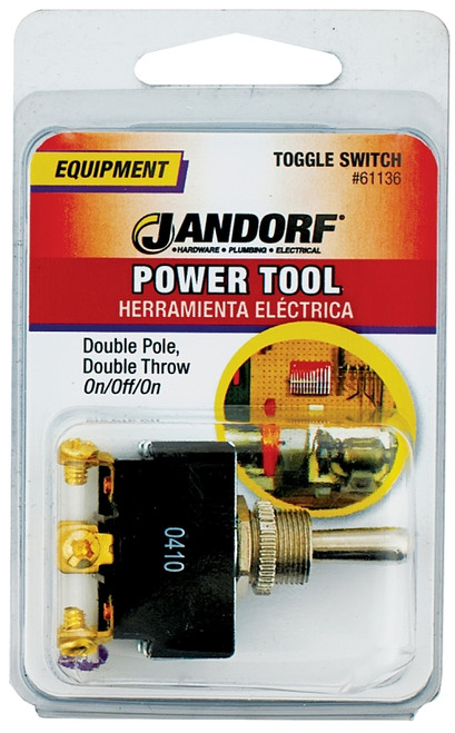 Jandorf 61136 Switch, 15/20 A, 125/277 V, DPDT, Screw Terminal [SKU: ORG3402716]