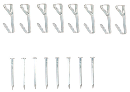 ProSource PH-121030-PS Picture Hanger, 30 lb, Steel, Zinc, Zinc, Nail-In Mounting [SKU: ORG5340948]